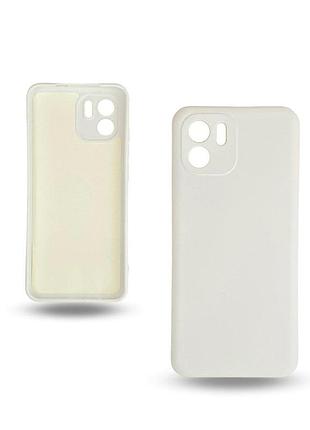 Чохол-накладка bizon android захист камери для xiaomi redmi a1 білий