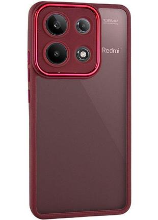 Чохол-накладка case lab nebula захист камери для xiaomi redmi note 13 5g бордовий