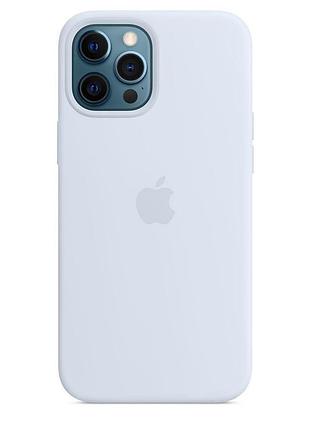 Чохол-накладка silicone case capri для iphone 12 pro max синій