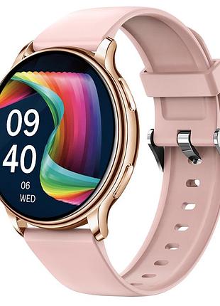 Жіночий смартгодинник uwatch melisia gold rubber 2 ремінці, з ремінцем.