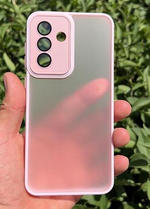 Чохол-накладка case lab nebula захист камери для samsung a05 4g рожевий