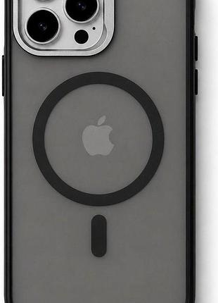 Чохол-накладка case lab nebula ring для iphone 14 pro max чорний