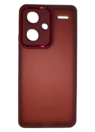 Чохол-накладка case lab nebula захист камери для xiaomi redmi note 13 pro plus 5g бордовий