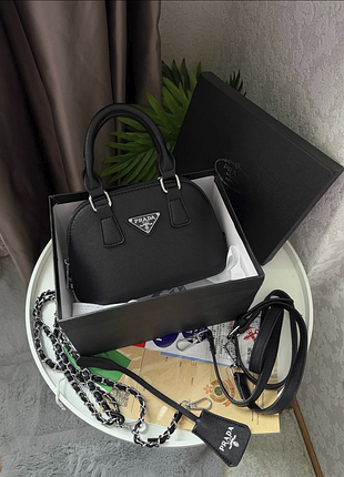 Жіноча сумка prada, сумка прада, брендова сумка, сумка крос боді, сумка через плече