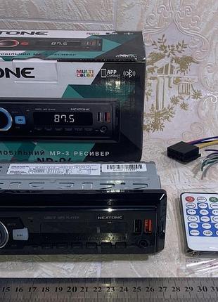 Магнитофон автомобильный автомагнитола nextone nd-04 fm usb+usb для зарядки microsd aux mp3 wma bluetooth