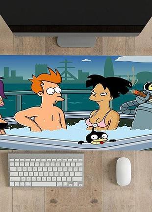 Килимок futurama для миші та клавіатури 800×300 мм