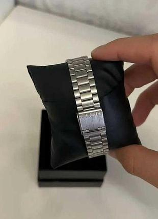 Часы casio vintage quartz аналоговый серебристый 2