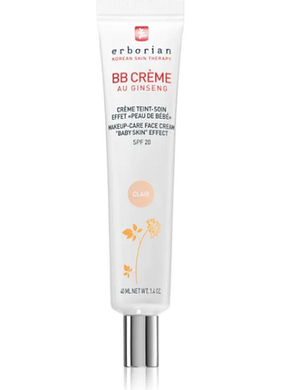 Тонирующий bb-крем erborian baby skin care spf 20 clair 40 ml