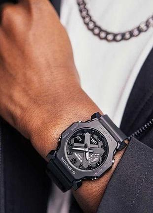 Годинник casio g-shock ga-2300 чорний аналогово-цифровий