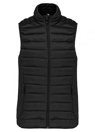 Жіночий утеплений жилет ladies' lightweight sleeveless padded jacket черный, xl