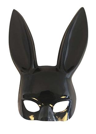 Маска кролик playboy lux (черная) 2