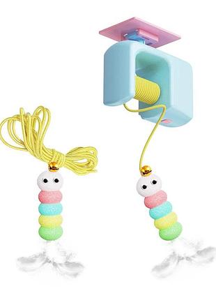 Интерактивная игрушка pet toy ball 1490 для кошек на присоске с автоматическим движением мячика