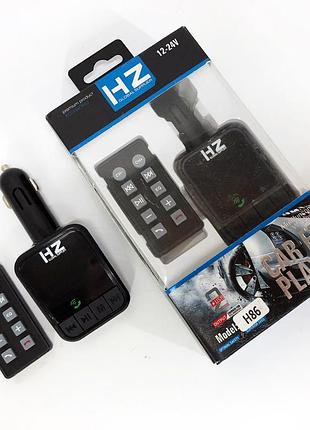 Трансмітер/модулятор h86bt, fm модулятор з bluetooth, fm трансмітер в машину, якісний фм модулятор 2