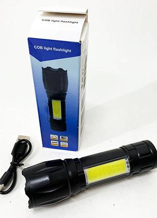 Фонарь w601-xpe(red)+cob(white) 10