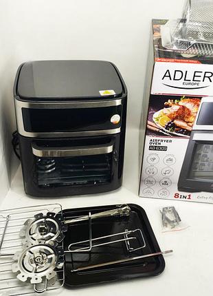 Аэрофритюрница мультипечь adler ad 6309 13л 2500вт