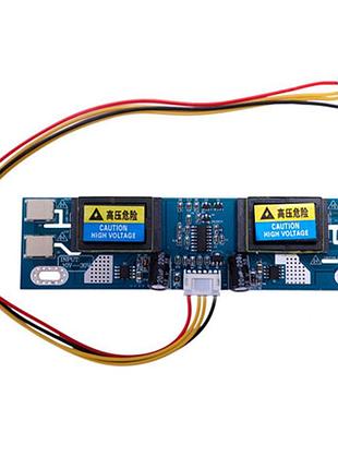 Плата инвертора avt4028 универсальная, для 4 ccfl ламп 15-26", ремонт lcd мониторов