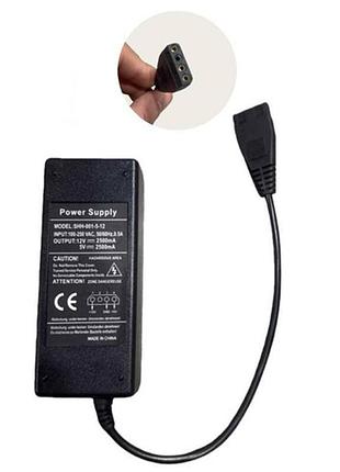 Блок питания, сетевой адаптер 220в на 12в 5в 2.5а, 4-pin molex