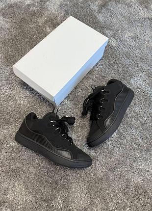 Кросівки lanvin curb black / чорні lanvin curb шкіряні кросівки унісекс 37-45 45