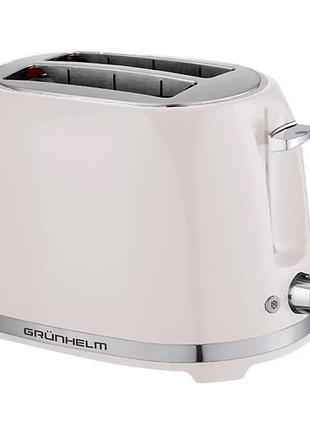 Тостер grunhelm gtr018be 850 вт бежевий 5074454