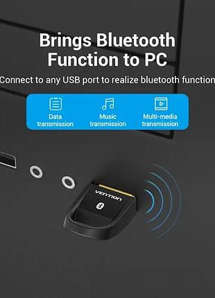 Адаптер vention usb bluetooth5.0 adapter black (cdsb0) 4