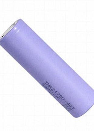 Акумулятор li-ion samsung inr21700-40t, 4000mah, 35a(45a) б/захисту