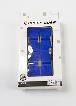 Кубик антистресс infinity cube (синий с черным) 3