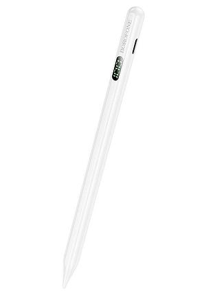 Стилус borofone bg101 active capacitive pen with digital display pad dedicated white