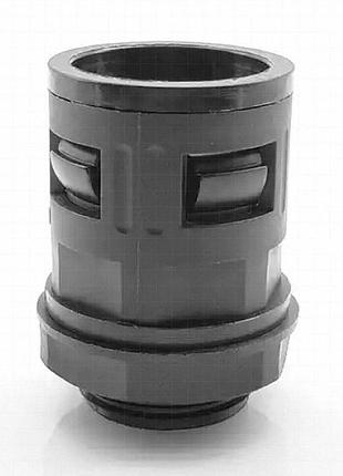 Вхід для гофрованої труби m20x1,5-ad18,5 чорний (уп. 2 шт.)