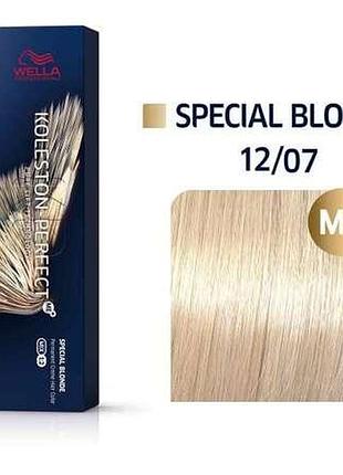 Краска для волос wella koleston special blonde 12/07