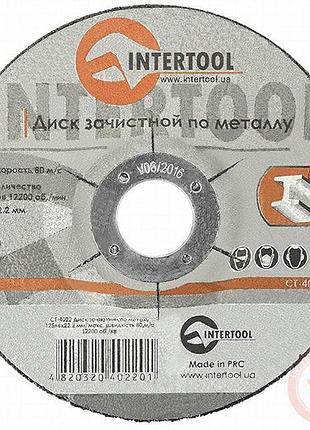 Диск зачисний по металу 125*22,2*6,0 мм, ct-4022