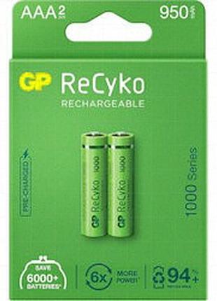 R03 (aaa) акумулятор 950mah 100aaahce-eb2 (recyko) nimn