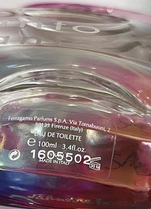 Туалетна вода salvatore ferragamo 3