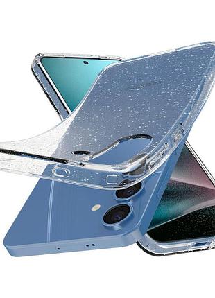 Чехол spigen для samsung galaxy s25 plus - liquid crystal glitter, crystal quartz (acs08976) 5054414 5