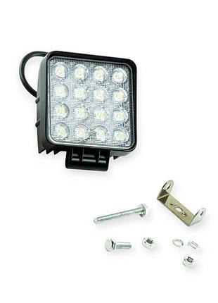 Фара додаткова led 110х110х60 (двш) 48w ближній cyclone