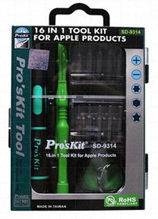 Набір викруток proskit sd-9314 для iphone, ipad 3