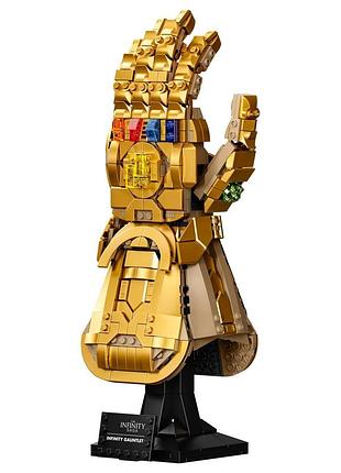 Конструктор super heroes рукавичка нескінченності, 590 деталей, сумісний із lego-лего