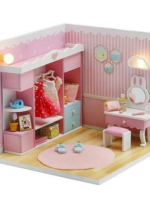 3d румбокс diy house «м'ятний затишок» + пилозахисний купол (s2011)