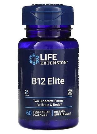 Life extension b12 elite 60 жевательных таблеток