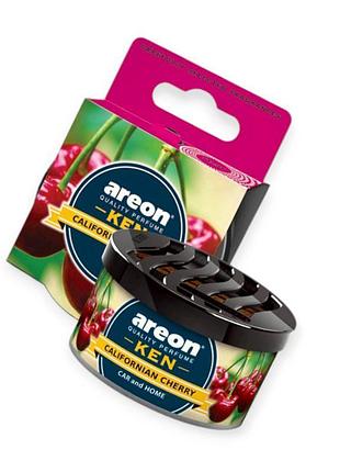 Ароматизатор на панель areon ken 35г "cherry california"