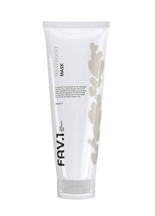 Fav.1 milky boost mask — маска з молочними протеїнами для відновлення та живлення волосся, 250 мл