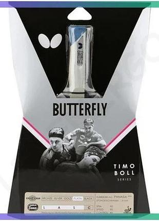 Ракетка для настільного тенісу butterfly timo boll platinum 156 грам 1.8 мм для гравців вище середньог sku_85026