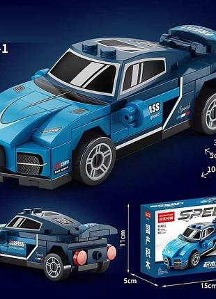 Конструктор speed bugatti verona (64 деталей) совместим с lego