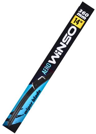 Щітка склоочисника winso aero 360 мм (14') гнучка (110360)