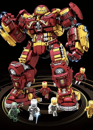 Конструктор железный человек iron man hulkbuster (халкбастер) mark 44,1852 деталь