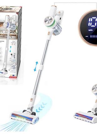 Вертикальний акумуляторний пилосос adler ad 7079 300вт сенсорний led дисплей hepa 13 набір насадок