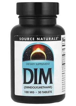 Source naturals dim 100 mg 30 tablets