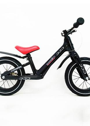 Беговел детский 12 mazerati nb-03 магниевый. цвет: черный