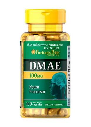 Puritan's pride dmae 100 mg 100 капсул