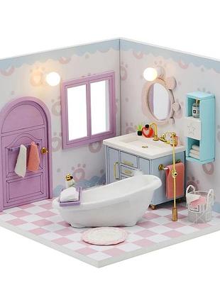 3d румбокс diy diy house «лавандовый сон»+ пылезащитный купол (s2010)
