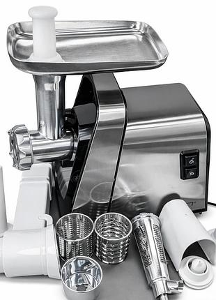 Мясорубка электрическая rainberg rb-2271 3800 вт с насадкой для томатов и шинковкой